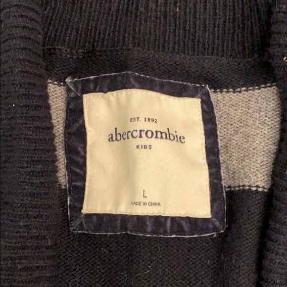 abercrombie kids shawl collar cardigan sweater - Picture 2 of 3